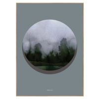 Obraz 50x70 cm Water Circle – Malerifabrikken
