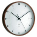 Nástenné DCF hodiny TFA Wood 26 cm