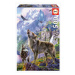Puzzle Wolves in the rocks Educa 500 dielov a Fix lepidlo
