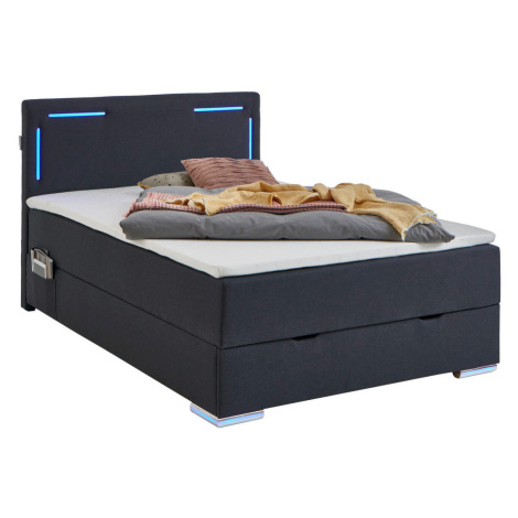 Xora BOXSPRINGOVÁ POSTEĽ, 140/200 cm antracitová