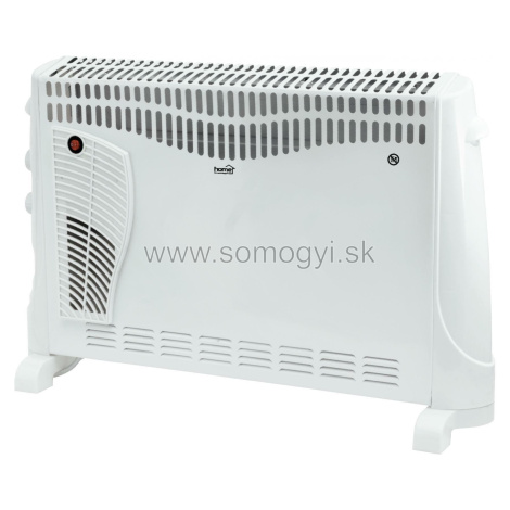 Elektrický ohrievač/konvektor s ventilátorom 2000W, biely (SOMOGYI)