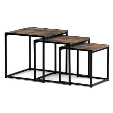 AUTRONIC konferenčné stolíky AF-3003 OLW, set 3 ks