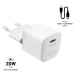 FIXED FIXC20M-CL-WH SET SIETOVA NABIJ. MINI S USB-C VYST. A USB-C/LIGHTN.,PODPORA PD,1 M,BIELY