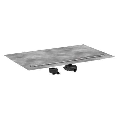 Hansgrohe RainDrain Allround - Sprchový žľab 120 cm, s roštom, kefovaná nerezová oceľ 56190800