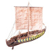 Dušok Vikingská loď Gokstad 1:72 kit