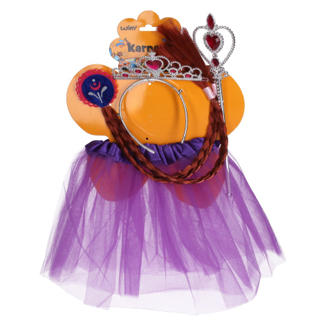 Set karneval - princezná fialová Wiky