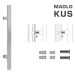 FT - MADLO kód 841S 40x10 mm SP ks NEM - nerez matná (F60) 210 mm 40x10 mm