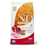 Farmina N&D cat AG adult, chicken, spelt, oats & pomegranate granule pre mačky 5kg