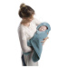 Zavinovačka Babynomade® Double Fleece Beaba Baltic Blue White dvojvrstvová extra teplá modrá od 