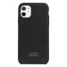 Kryt Audi Silicone Case iPhone 12/12 Pro 6.1" black hardcase AU-LSRIP12P-Q3/D1-BK (AU-LSRIP12P-Q