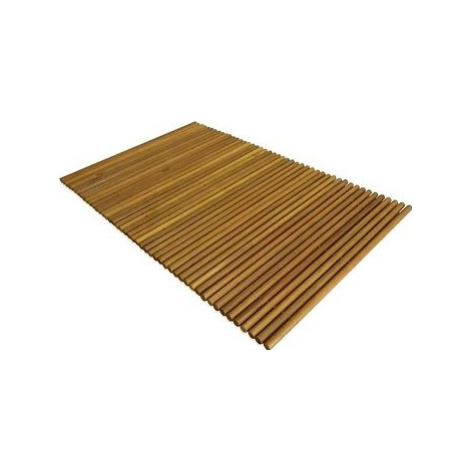 Kúpeľňová predložka akáciové drevo 80 × 50 cm SHUMEE