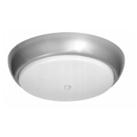 Stropné svietidlo KOKO LED s PIR senzorom, AD-PL-6280GLPMR3 18W, 3000K, IP44, IK10, strieb