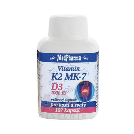 MedPharma VITAMÍN K2 MK-7 + D3 1000 IU