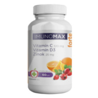 IMUNOMAX Forte Vitamín C+D+Zinok 60 kapsúl