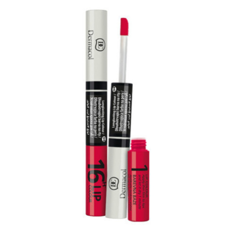 DERMACOL Lip Colour Dlhotrvajúca farba na pery a lesk 2v1 16 h Odtieň 26