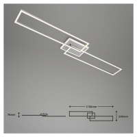 Stropné LED svetlo Frame S CCT 110x24,8 cm hliník