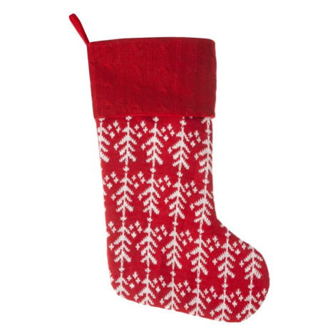 Vianočná ponožka na krb 50x25 cm Eurofirany