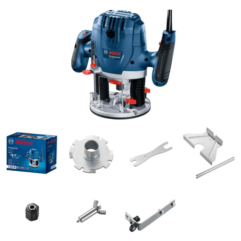 BOSCH GOF 130, horná frézka, 1.300 W, 11.000 – 28.000 ot/min, 6 – 8, 0 mm