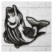 Drevený obraz ryby na stenu - Ostriež