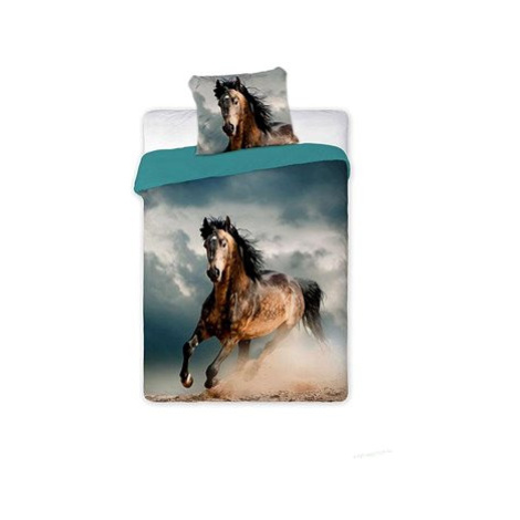 FARO obojstranné obliečky kôň v búrke 140 × 200 cm