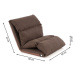 Divero 70275 Nastaviteľná sofa - hnedá