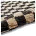 Čierny/v prírodnej farbe koberec 170x120 cm Hemp - Think Rugs