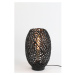 Čierna stolová lampa (výška 40 cm) Sinula - Light & Living