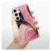 Odolné silikónové puzdro iSaprio - Pink Blue Leaves - Samsung Galaxy S24