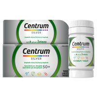 Centrum Silver 50+ bez lepku, 100 tabliet