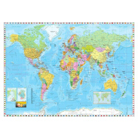 Dino Puzzle Mapa sveta politická 1000 dílků