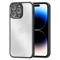 Apple iPhone 14 Pro Max, Plastový zadný kryt + silikónový rám, vzor vlny, Dux Ducis Aimo, priesv