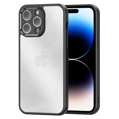 Apple iPhone 14 Pro Max, Plastový zadný kryt + silikónový rám, vzor vlny, Dux Ducis Aimo, priesv