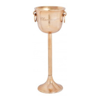 Estila Štýlová nádoba na chladenie šampanského Perlea v antickom zlatom odtieni s dekoratívnym n