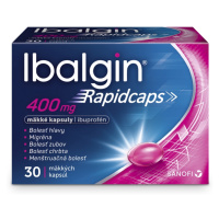 IBALGIN Rapidcaps 400 mg 30 kapsúl