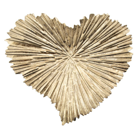 Kovová dekoratívna tácka 29x25 cm Heart – Mauro Ferretti