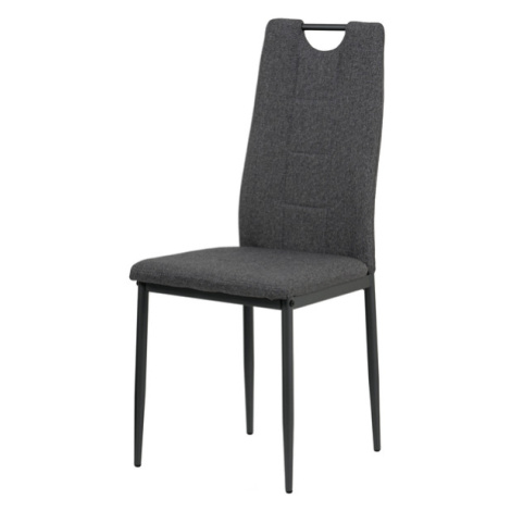 Sconto Jedálenská stolička LEILA sivá/antracit Houseland