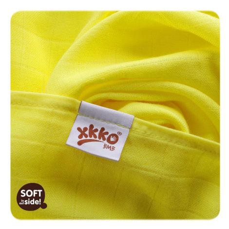 KIKKO Bambusové plienky XKKO BMB Colours 70x70 (3 ks) – lime, lemon, orange