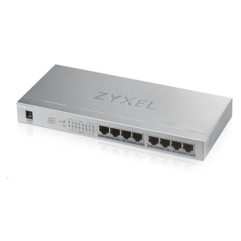 Zyxel GS1008HP 8-portový stolový gigabitový prepínač PoE, 8x PoE+ GbE, PoE 60W