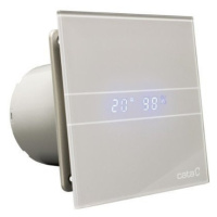 Cata Cata, E-100 GSTH kúpeľňový ventilátor axiálny s automatom,4W/8W,potrubie 100mm,striebo, 009