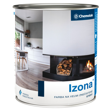 IZONA - Farba na veľmi znečistené steny 6 kg 0100 - biela CHEMOLAK