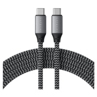 Satechi USB-C na USB-C 100W Braided Charging 2m Cable - Grey