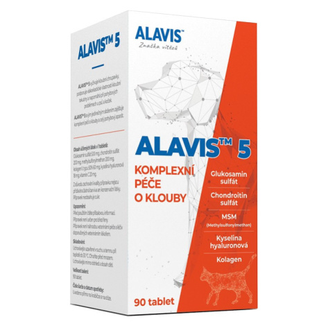 ALAVIS 5 pre psy/mačky - 90tabl.