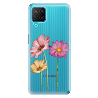 Odolné silikónové puzdro iSaprio - Three Flowers - Samsung Galaxy M12