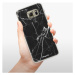 Silikónové puzdro iSaprio - Black Marble 18 - Samsung Galaxy S6 Edge