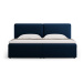 Tmavomodrá boxspring posteľ s úložným priestorom 160x200 cm Arendal – Cosmopolitan Design