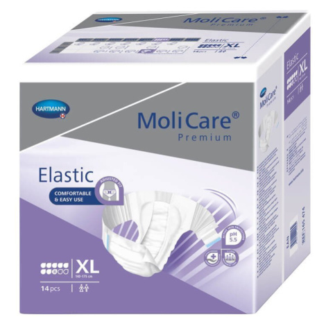 MoliCare Premium Elastic 8 kvapiek XL plienkové nohavičky zalepovacie 14ks