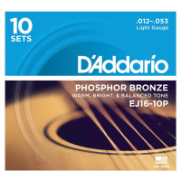 D'Addario EJ16-10P