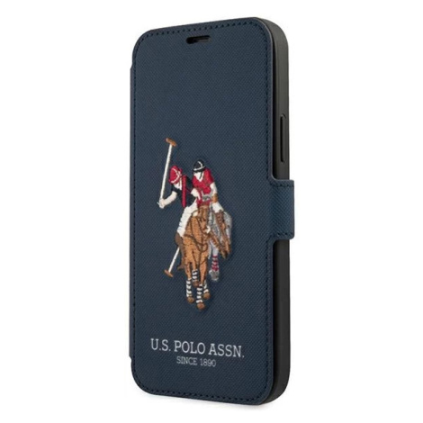 Púzdro US Polo USFLBKP12LPUGFLNV iPhone 12 Pro Max 6,7" book Polo Embroidery Collection (USFLBKP