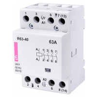 Stýkač modulárny R 63-40 24V AC 4NO (ETI)