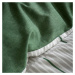 Zelené/sivé bavlnené obliečky na dvojlôžko 200x200 cm Camden Stripe – Content by Terence Conran